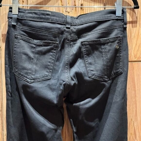 Rag & Bone Womens Black Plush Skinny Leggings Pants Size 26 Cotton Blend Stretch - Picture 4 of 5